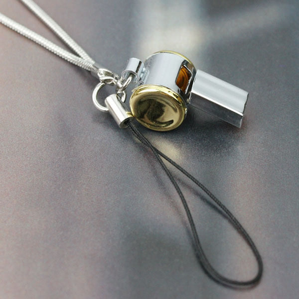 Gouden fluit telefoon touw